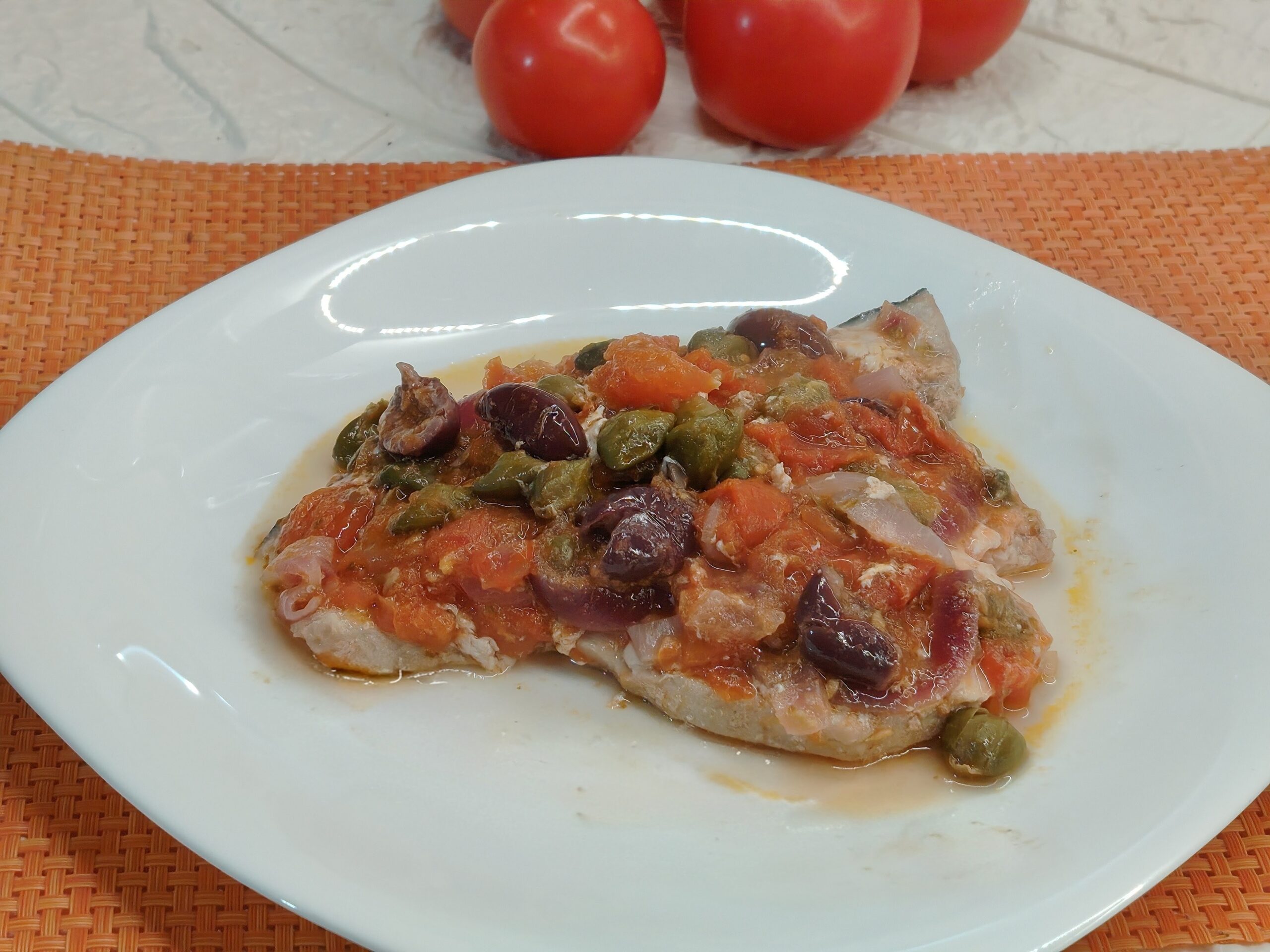 Swordfish alla Ghiotta: flavorful and easy