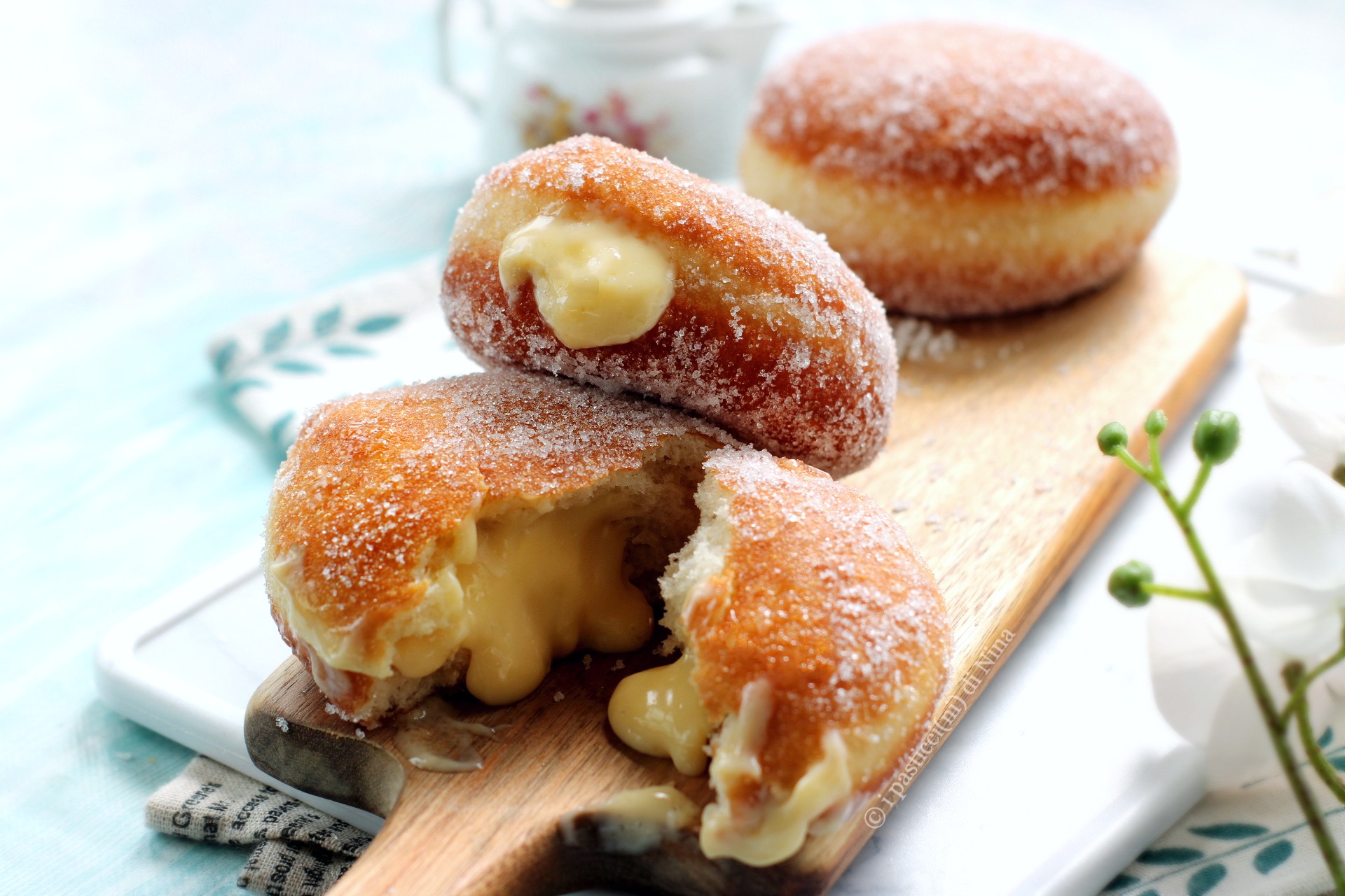KRAPFEN WITH PASTRY CREAM