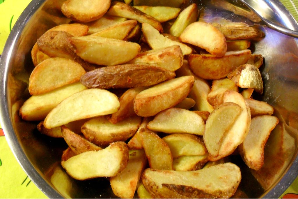 Crispy potatoes, Mangia senza Pancia
