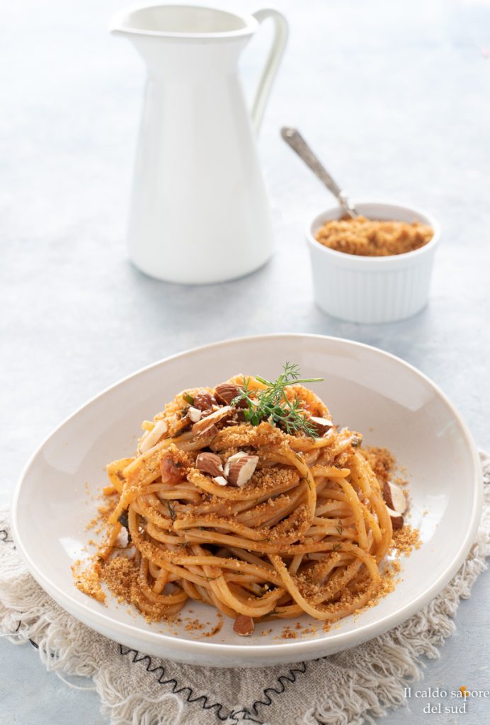 Pasta with Wild Fennel without Sardines