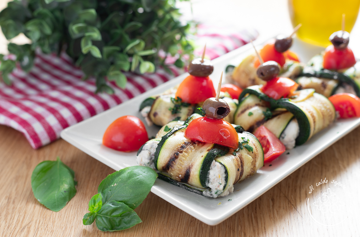 Grilled Zucchini Parcels