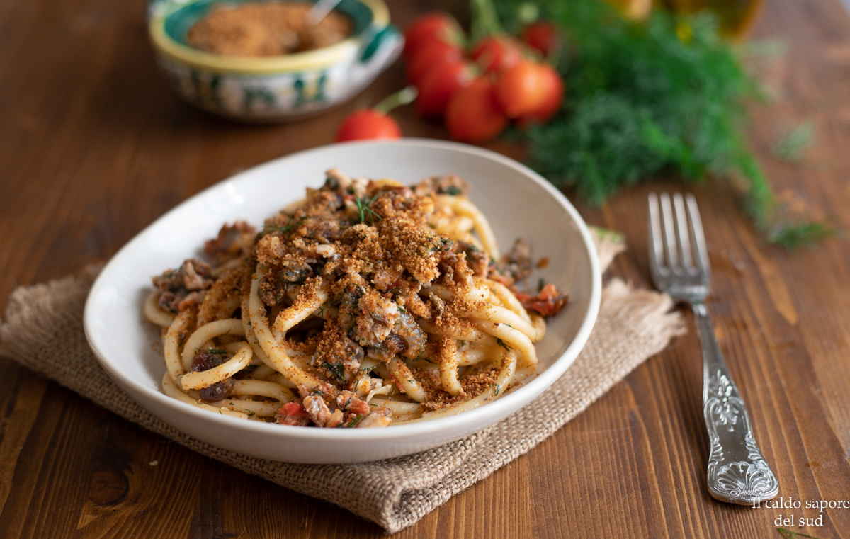 Pasta with Sardines and Wild Fennel, Sicilian Style