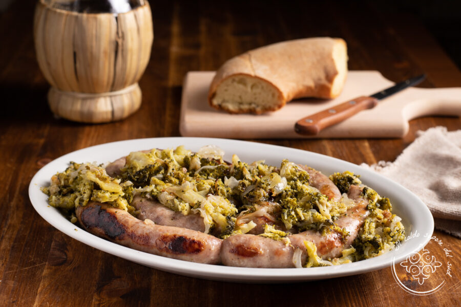 Sausage and Braised Broccoli