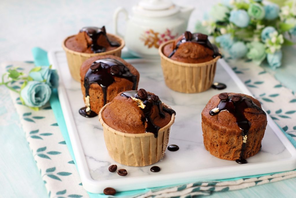 recipe cream and coffee muffins soft sweet breakfast i pasticcini di Nina