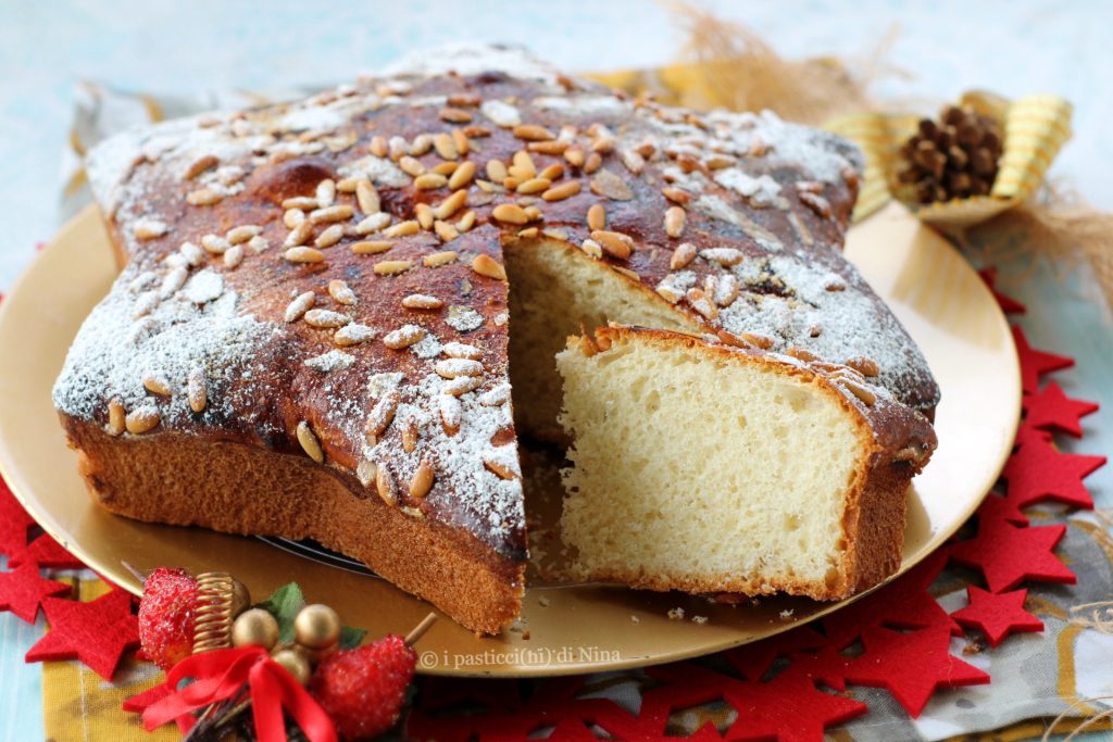 Traditional Veronese Nadalin recipe, a leavened Christmas cake similar to pandoro i pasticcini di Nina