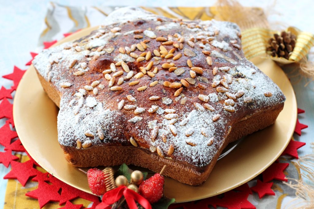 Traditional Veronese Nadalin recipe, a leavened Christmas cake similar to pandoro i pasticcini di Nina