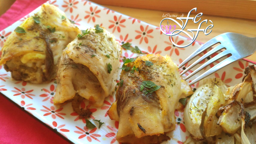 SWORD FISH ROLLS WITH FENNEL