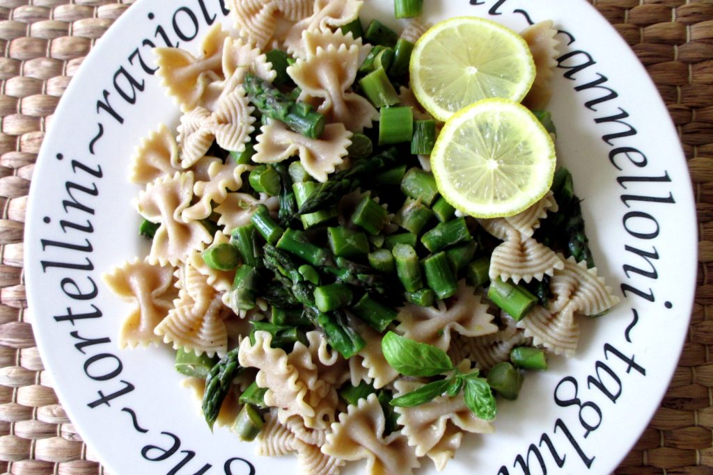 Pasta with asparagus and lemon, Eat without Belly
