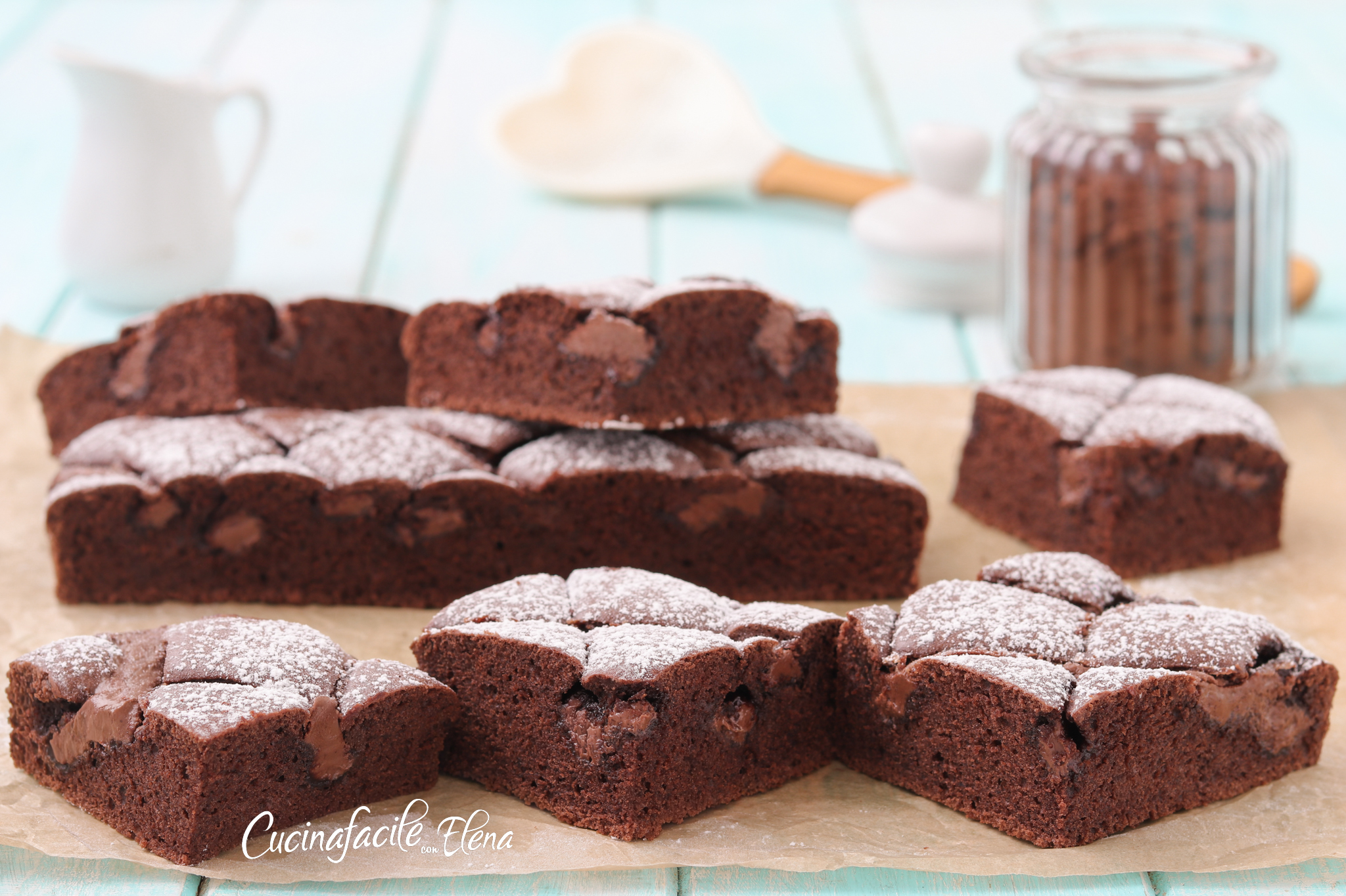 Piumino Cake with Nutella and Chocolate