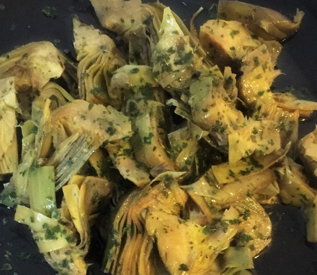 sautéed artichokes