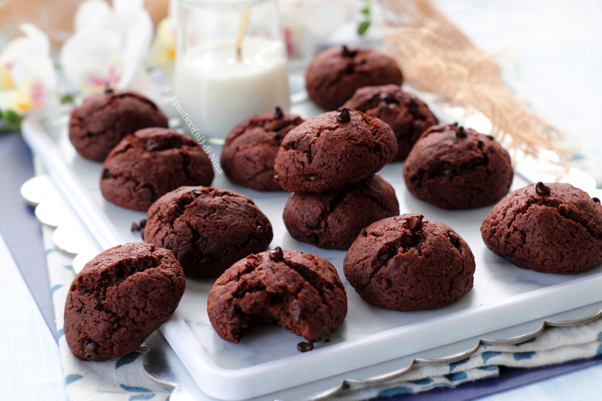 SOFT YOGURT AND CHOCOLATE COOKIES