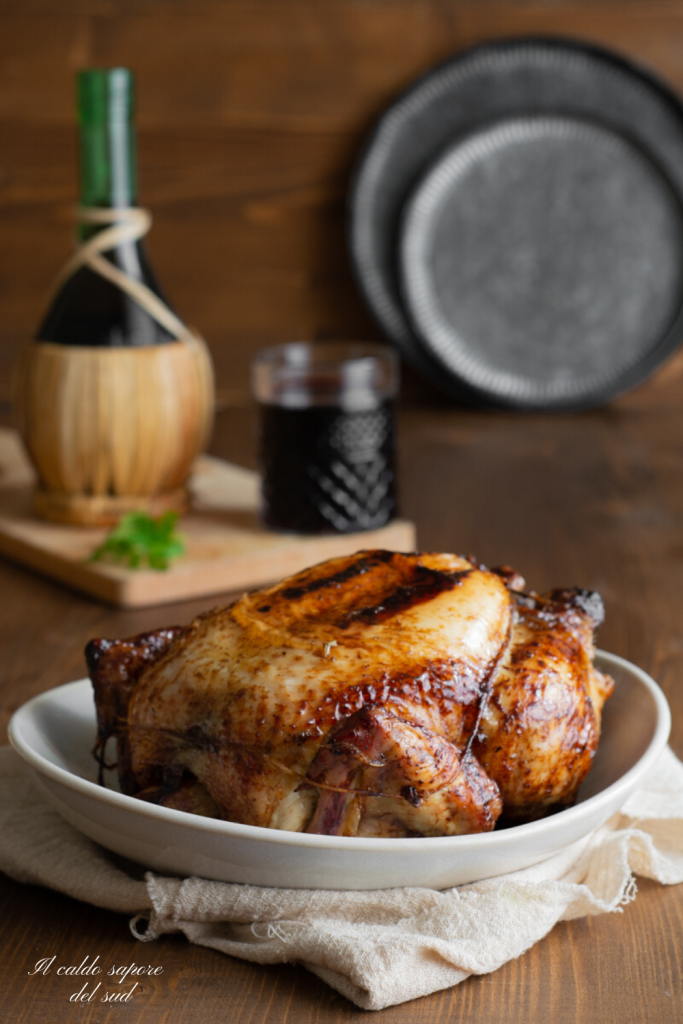 Roast chicken like from the rotisserie in the air fryer