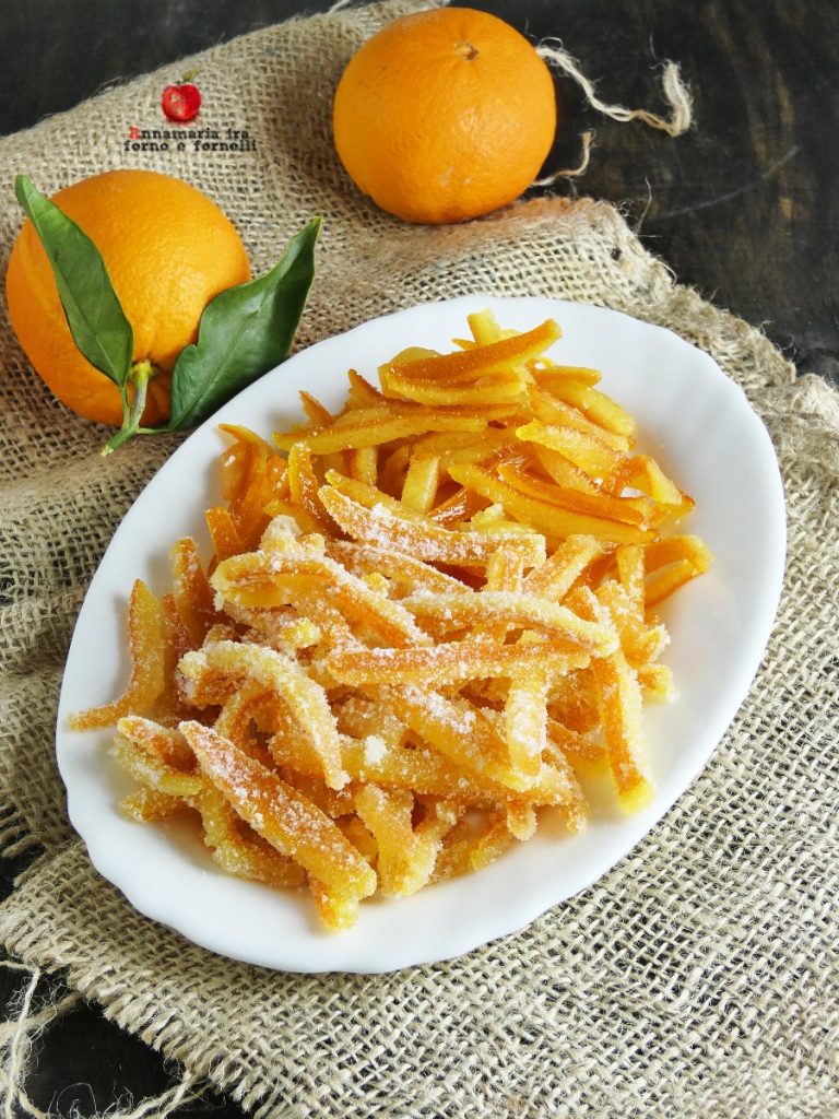 candied orange peels