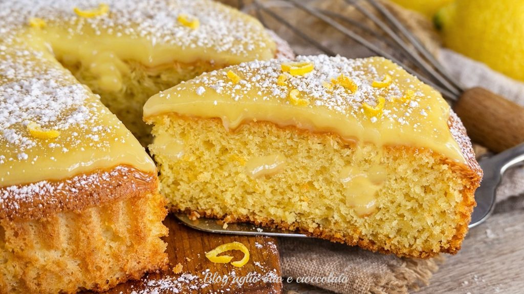 creamy and soft lemon pan cake