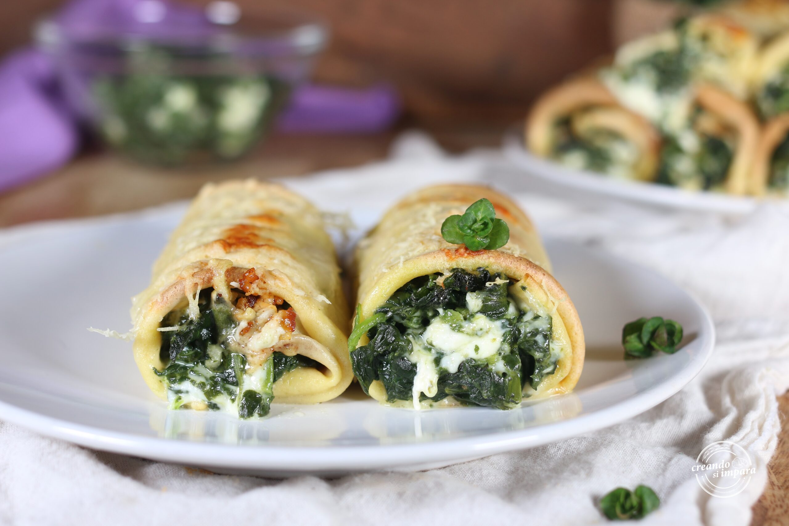Spinach and Stracchino Crepes: Recipe for Creamy Cannelloni