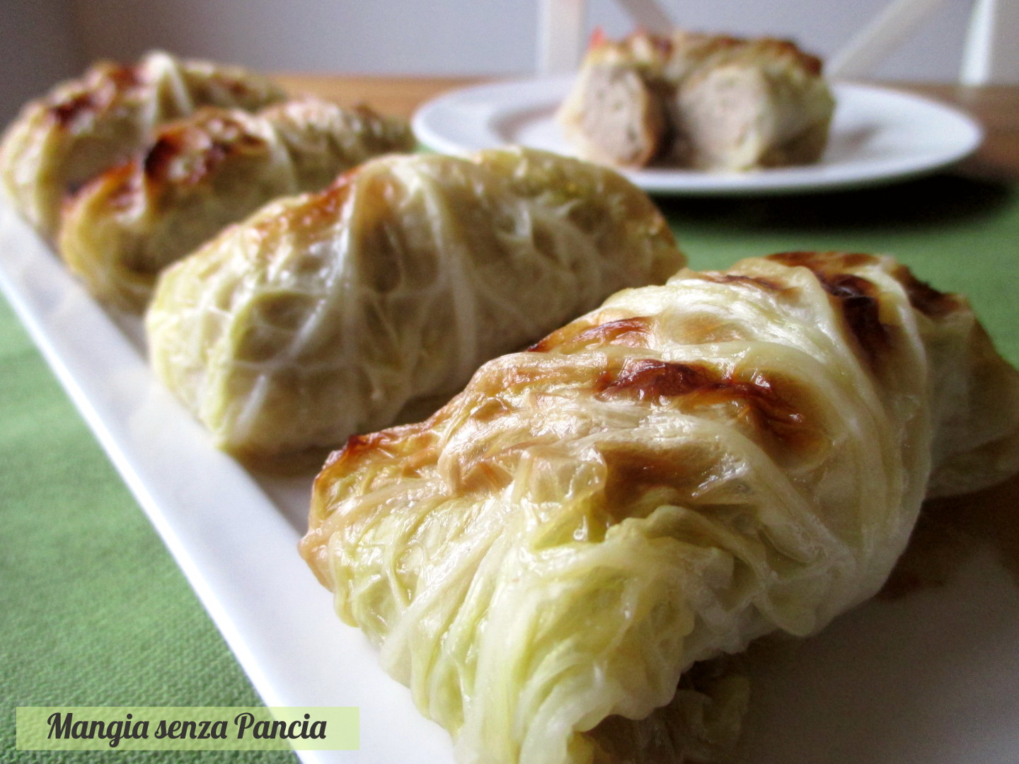 Light Savoy Cabbage and Meat Rolls