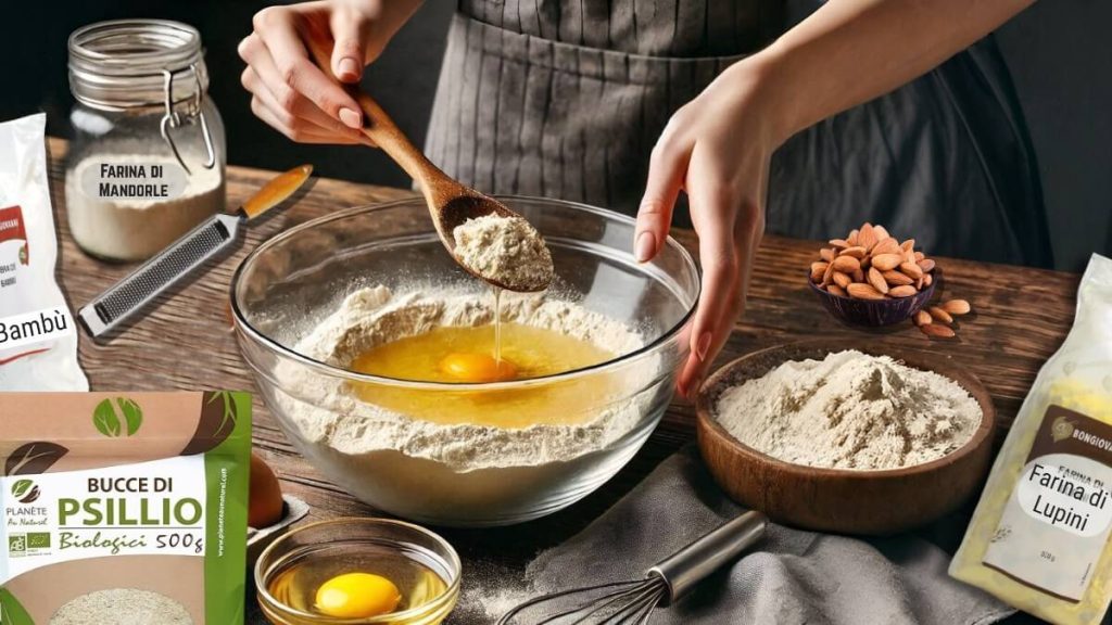 Preparation of the keto castagnole dough