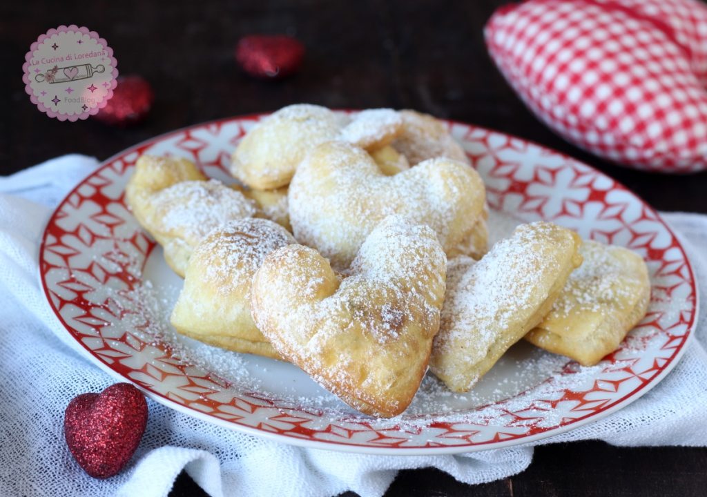 Nutella-filled hearts