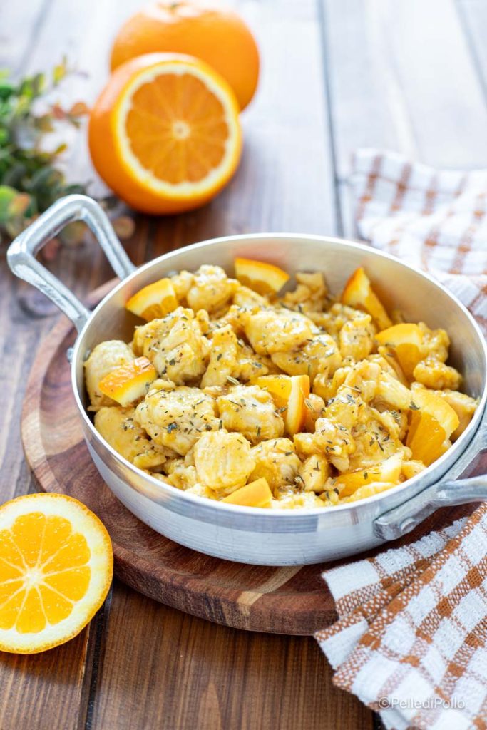 petto di pollo all'arancia