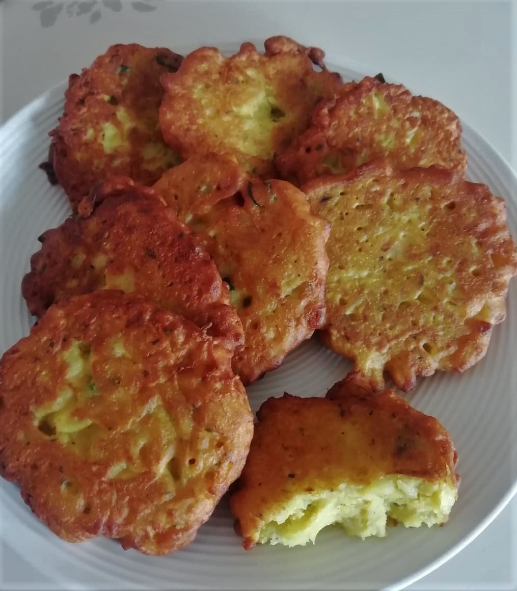 Potato Fritters with Chickpea Flour