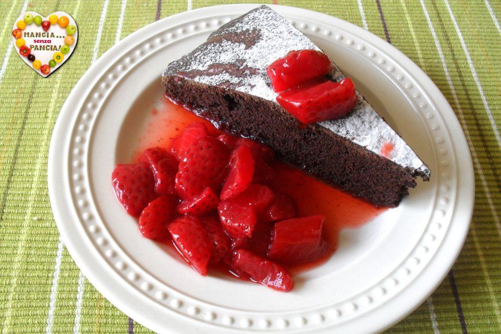 Chocolate and orange cake without eggs or butter, Mangia senza Pancia