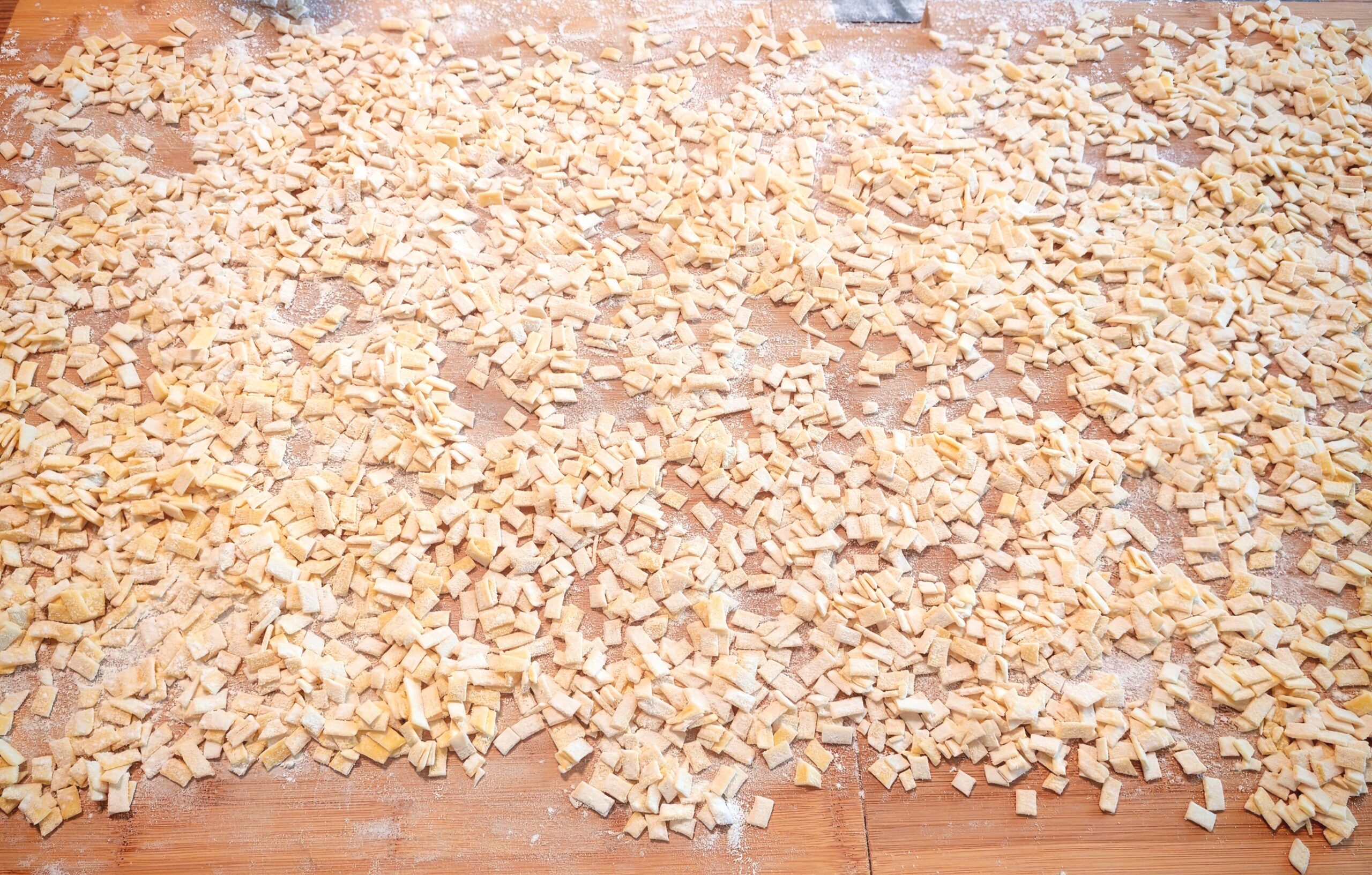 Barese egg quadrucci “tridde”