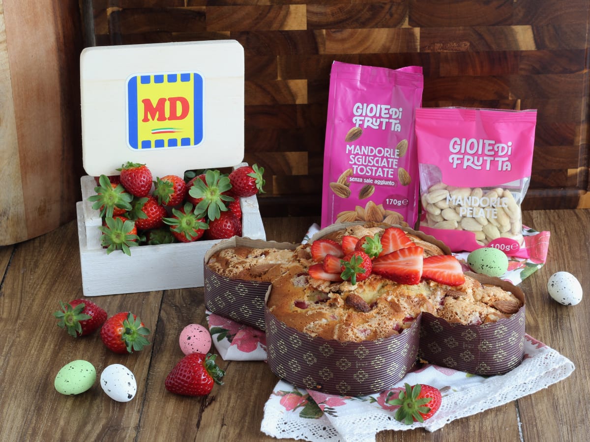 Strawberry Colomba Cake