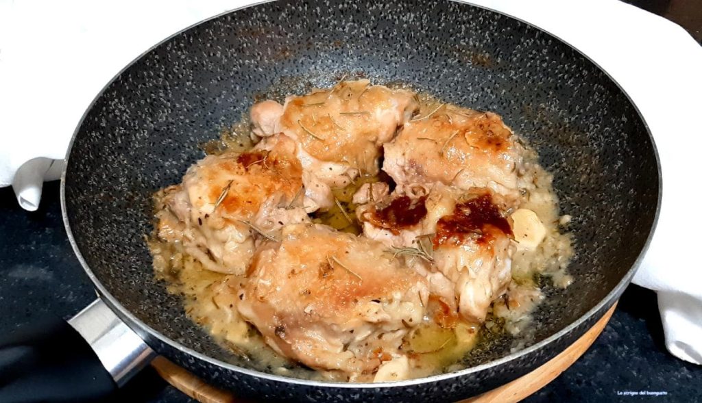 Beer-braised chicken
