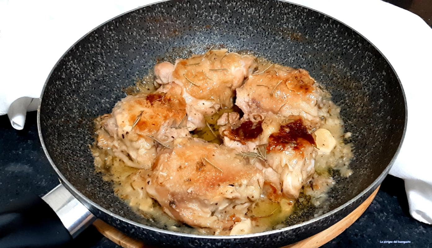 Beer-braised chicken
