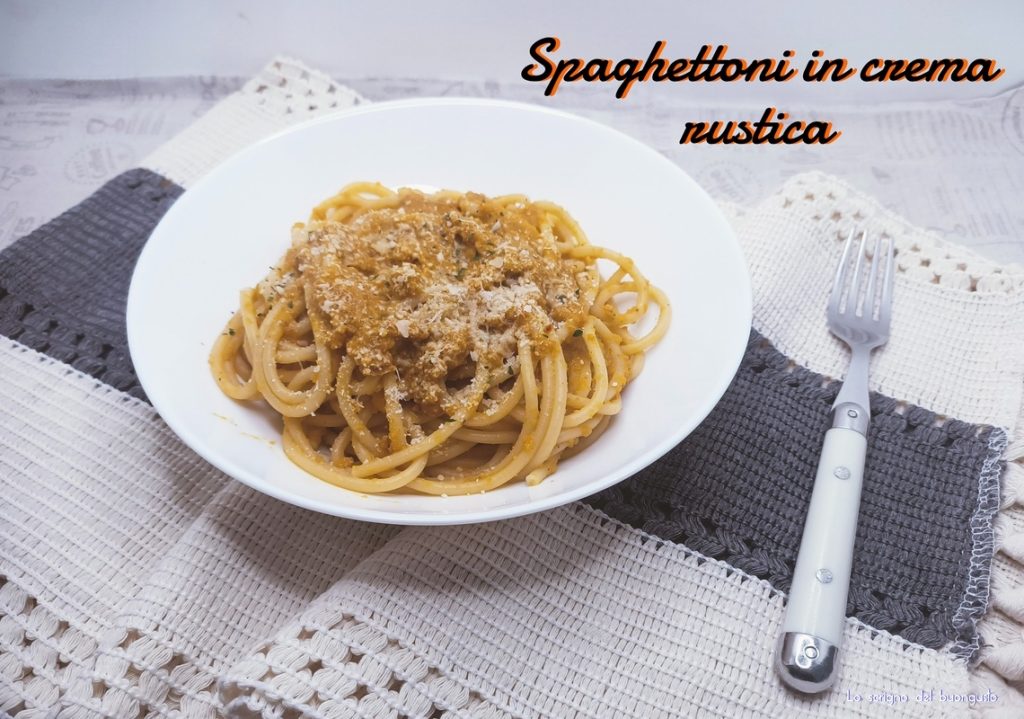 Spaghettoni in Rustic Cream