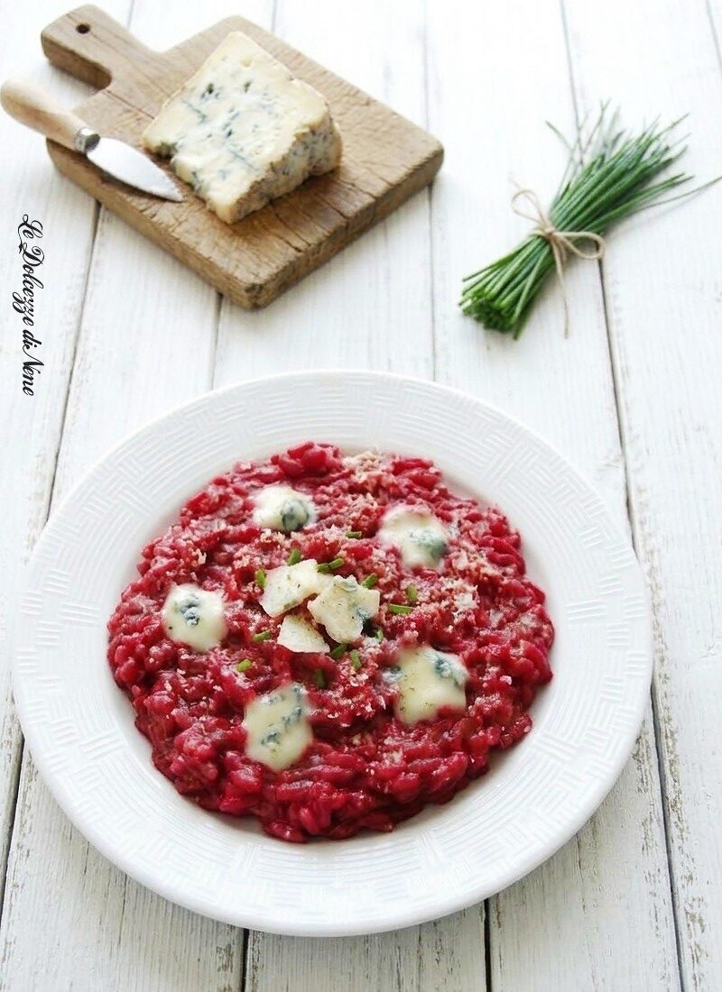 BEETROOT AND GORGONZOLA RISOTTO