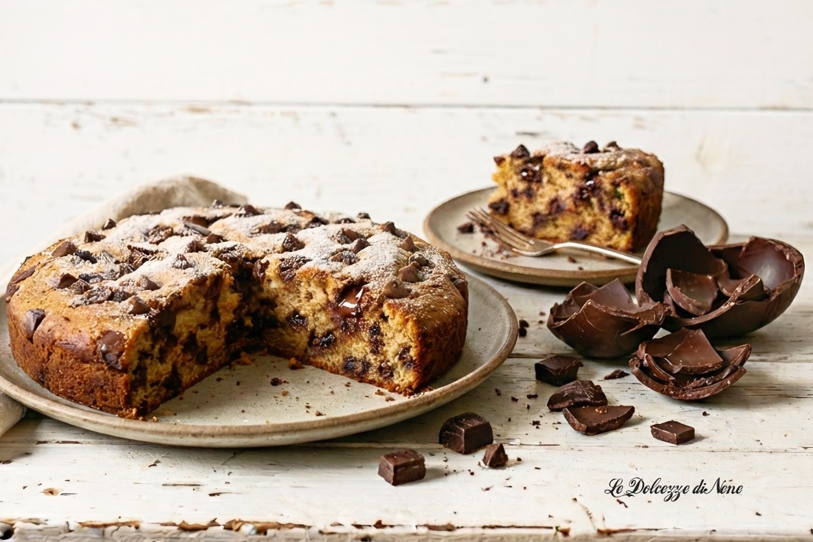 CAKE WITH CHOCOLATE FROM EASTER EGGS