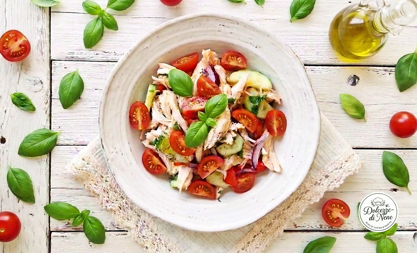 COLD CHICKEN AND VEGETABLE SALAD