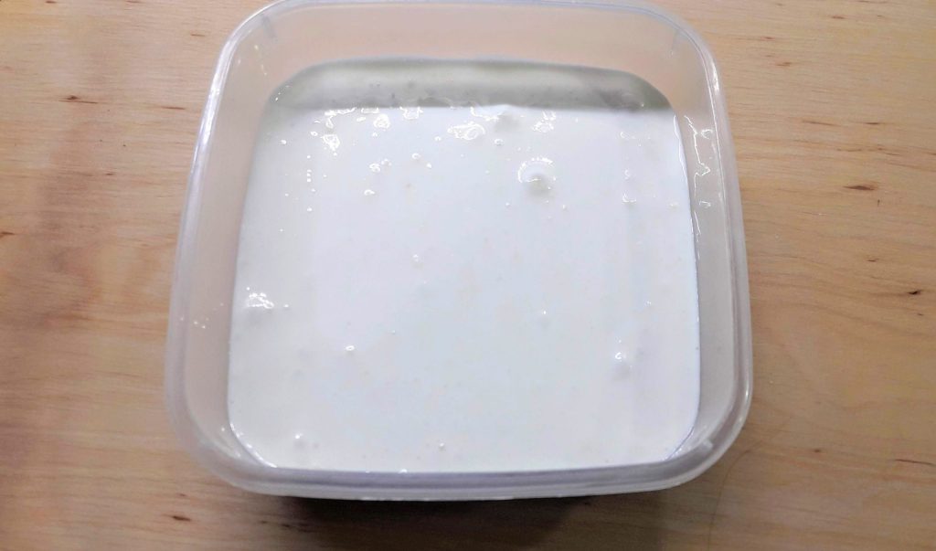 My robiola made with homemade yogurt