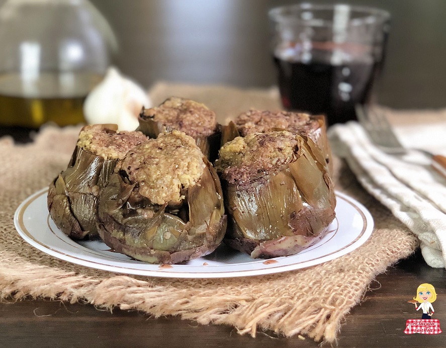 STUFFED ARTICHOKES with MEAT