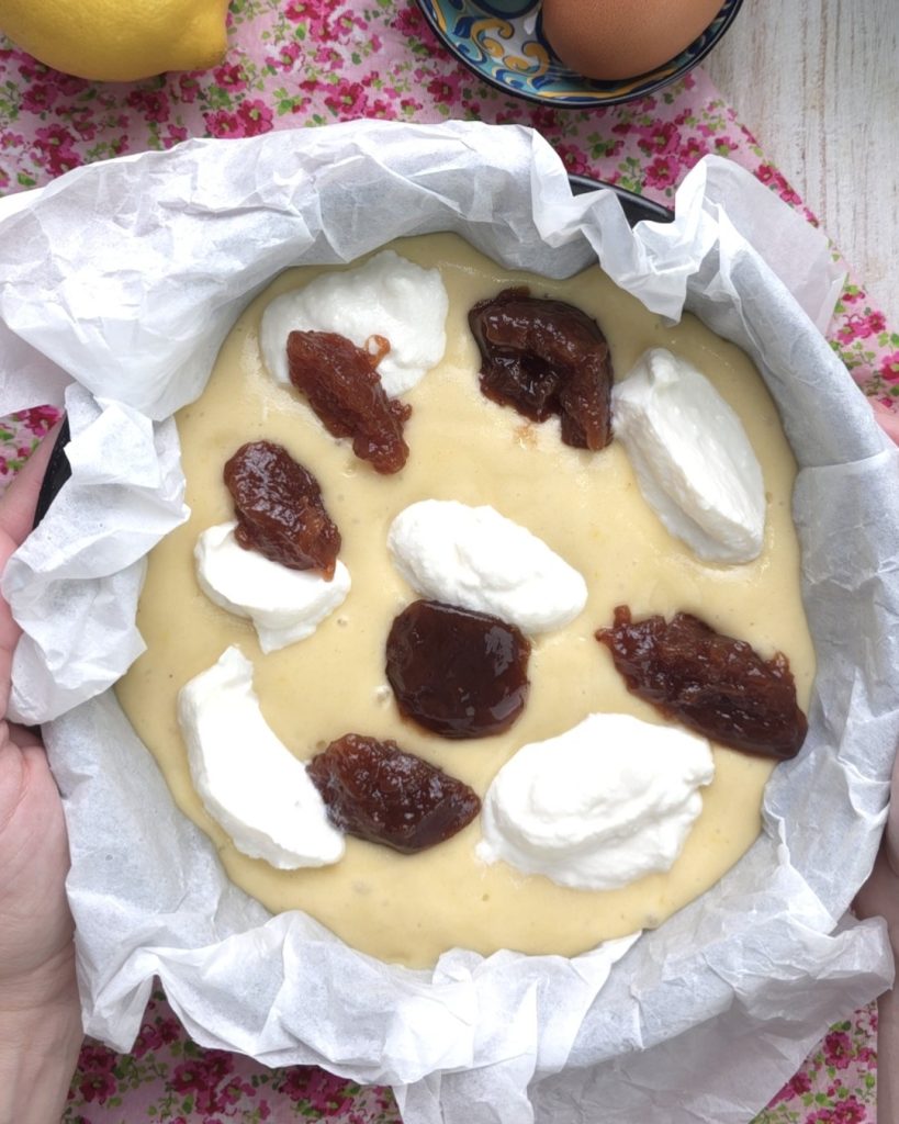 add the ricotta and jam