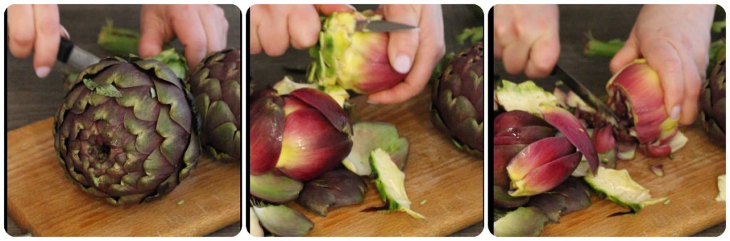 how to clean artichokes