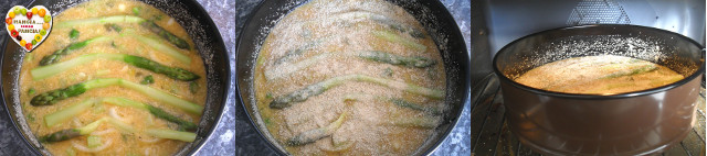 Asparagus and pecorino tart, Mangia senza Pancia