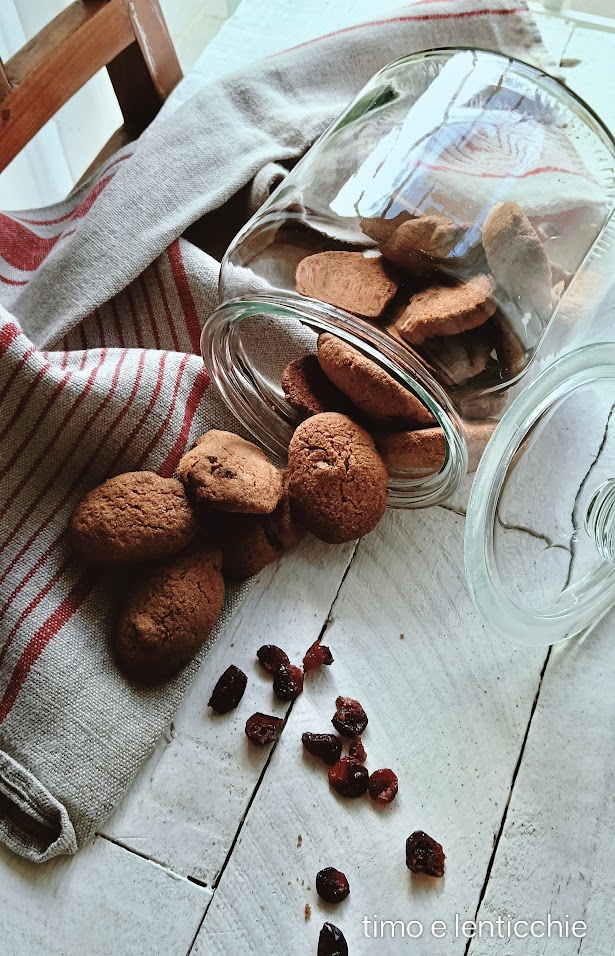 Corn and buckwheat cookies
