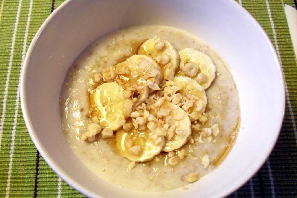Creamy light porridge, Mangia senza Pancia