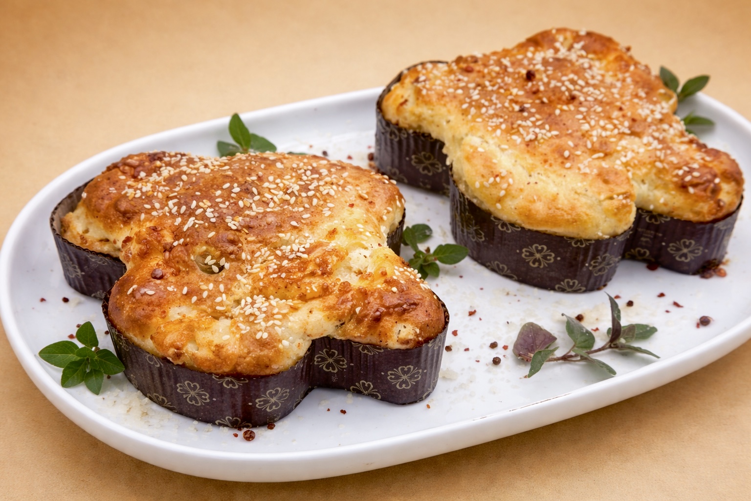 Quick Savory Mini Colombe Without Rising – Easy Easter Appetizer