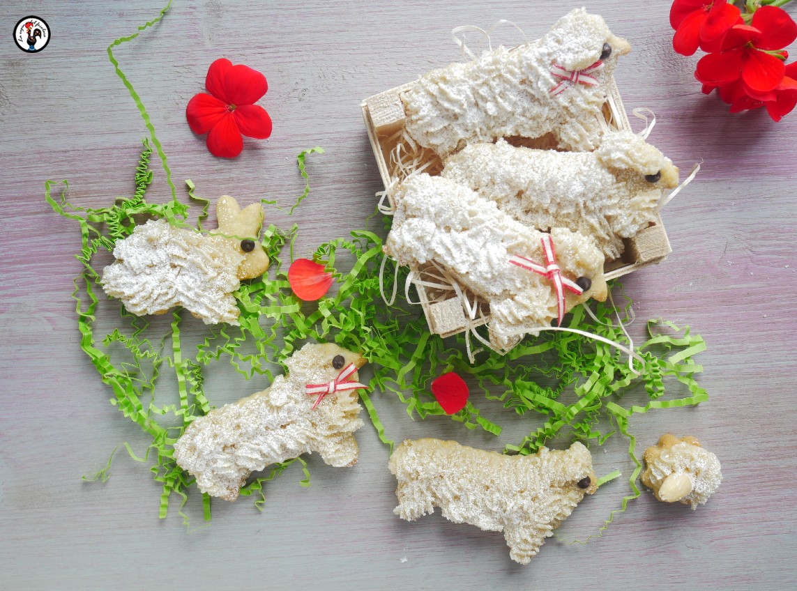 Easter Lambs – Almond Paste Cookies