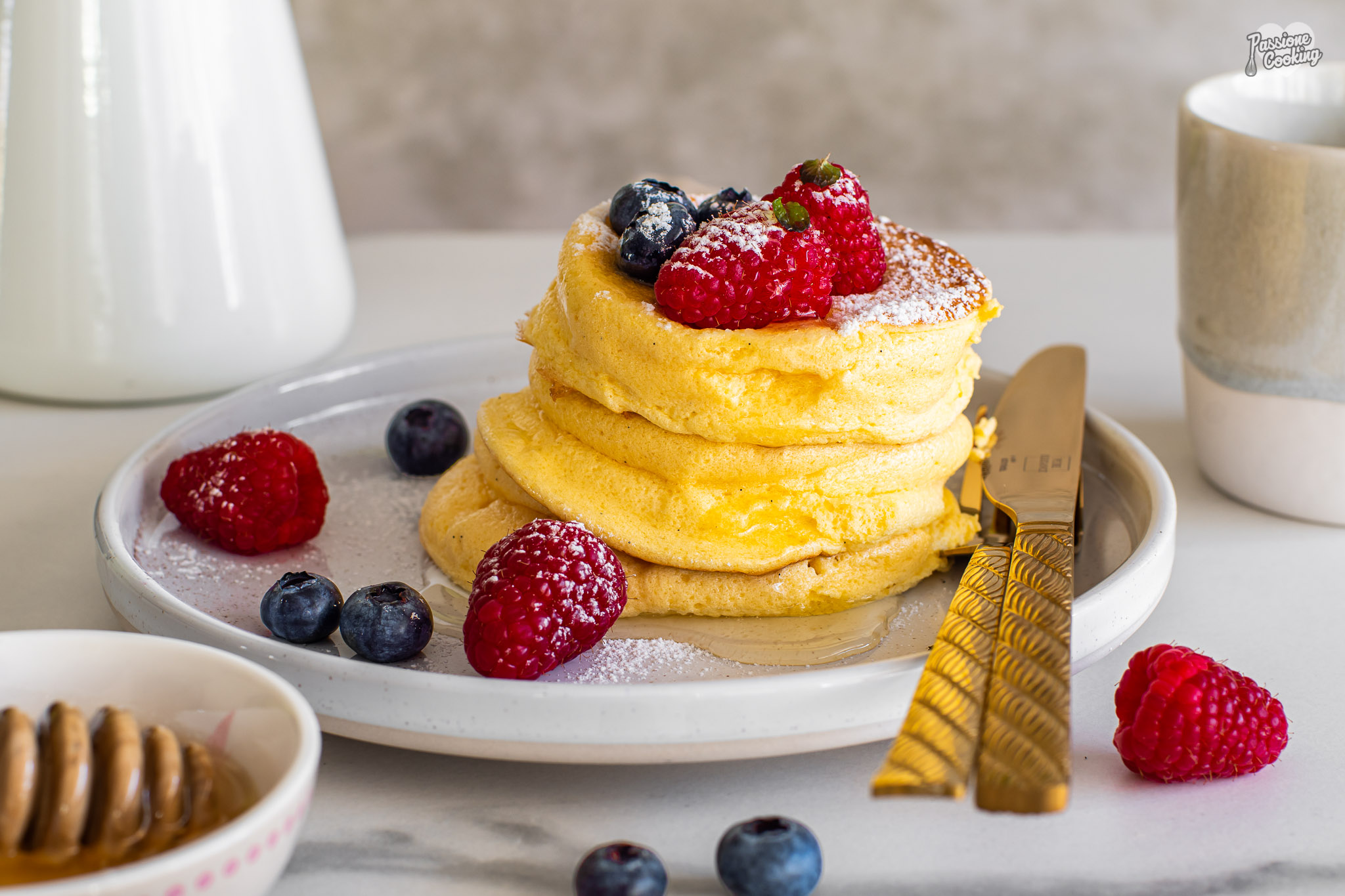 Fluffy Japanese pancakes