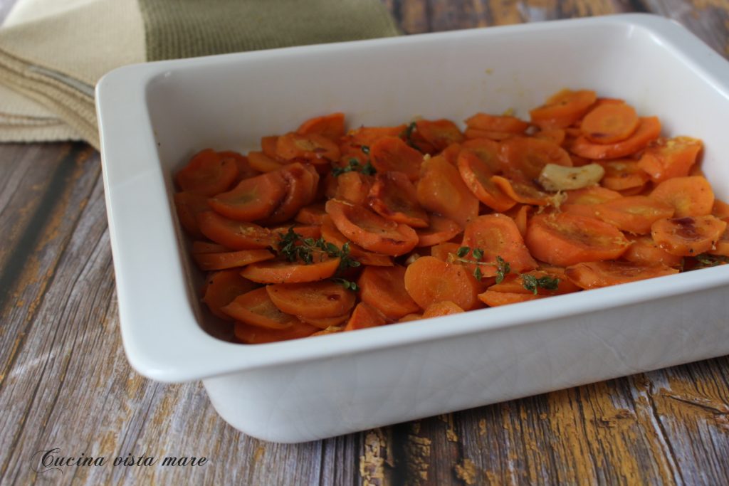 Glazed carrots with balsamic Cucina vista mare