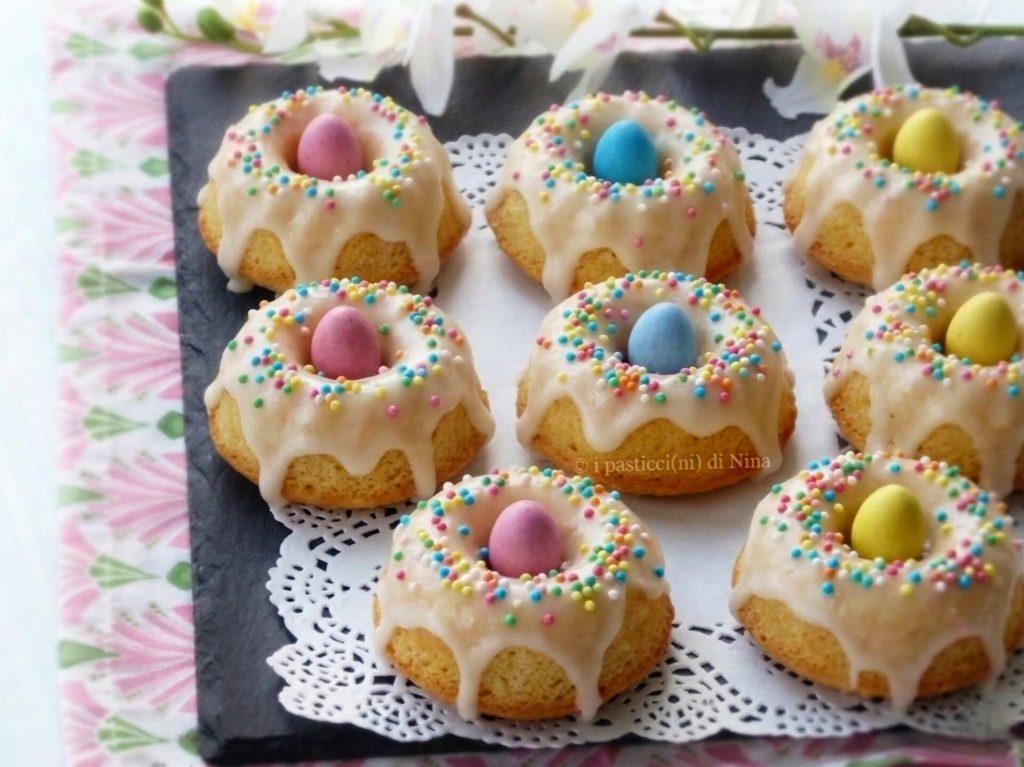 glazed ricotta cupcakes soft sweet for Easter recipe i pasticcini di Nina