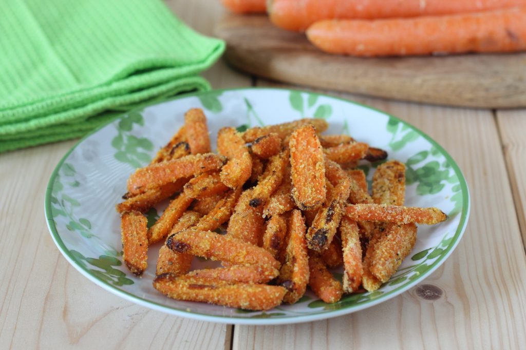 carrot sticks with cornmeal in air fryer