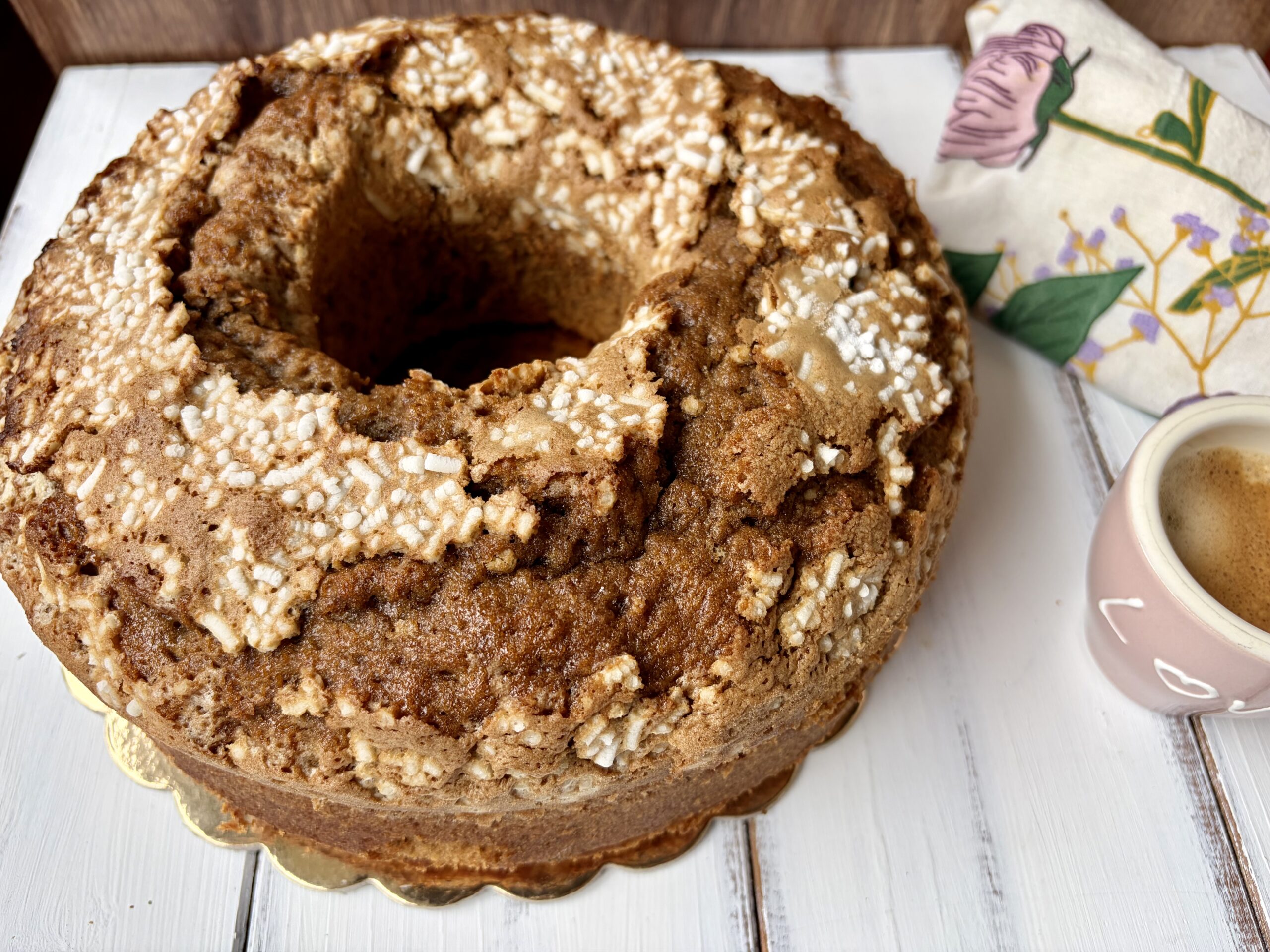 Super Soft Coffee Bundt Cake Without Butter