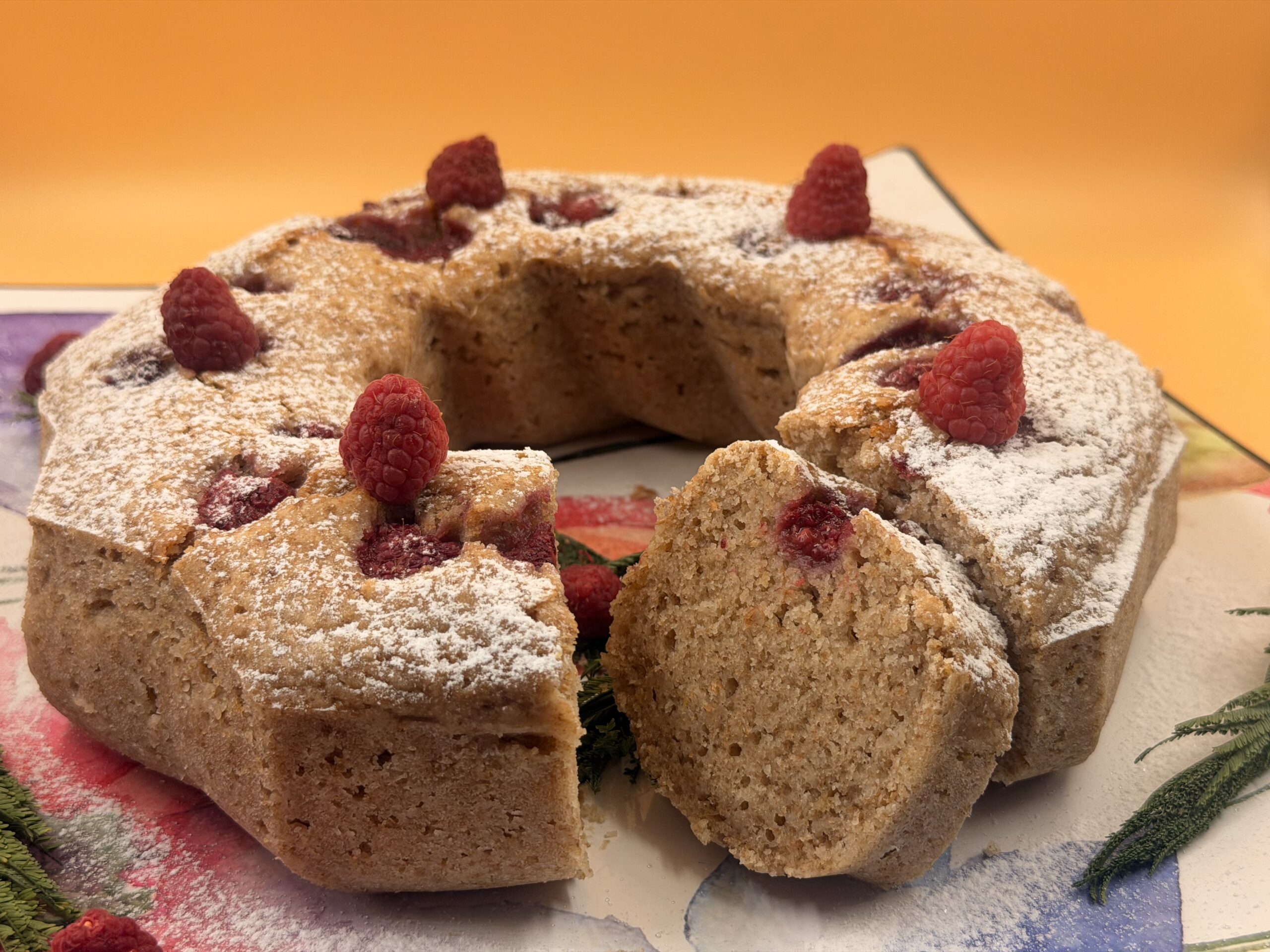 Vegan Lemon and Ginger Bundt Cake: Soft and Fragrant