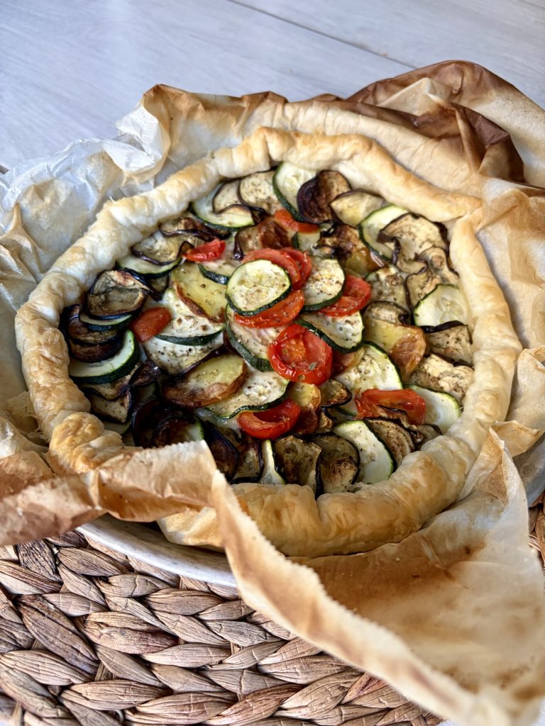 Ratatouille savory tart