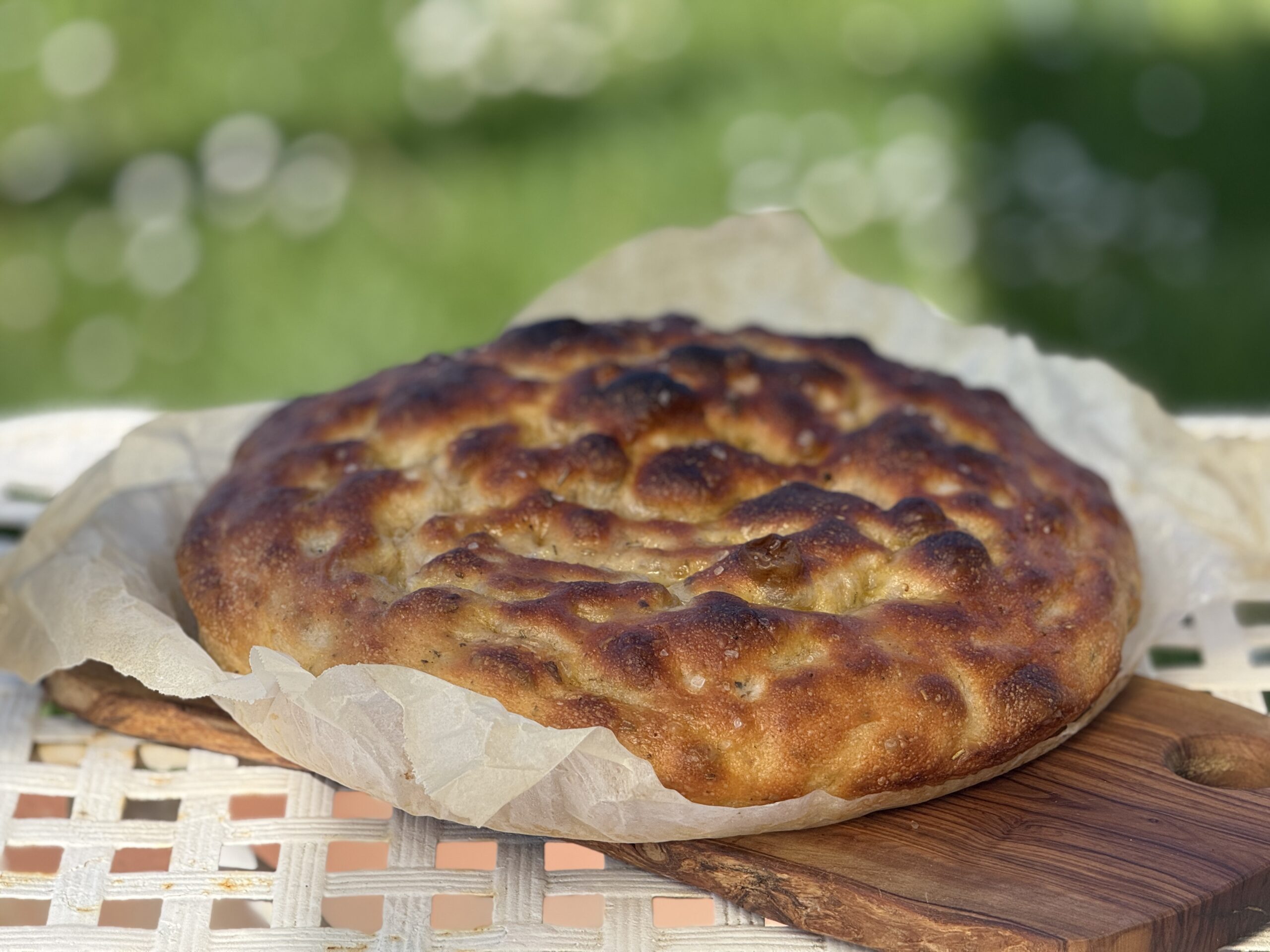 Einkorn Farro Focaccia with Aromatic Herbs
